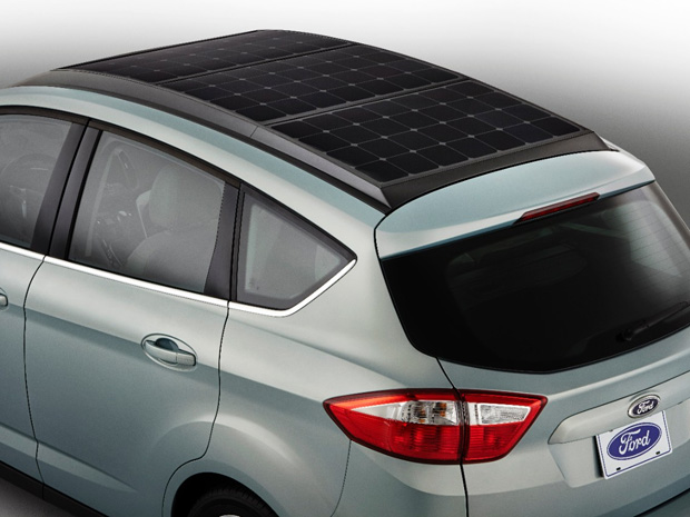 Ford unveils solar-powered car with sun-tracking technology #9